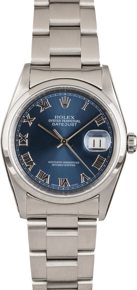 rolex 16200 blue dial|rolex datejust 16200 for sale.